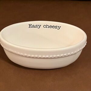 Mud Pie “Easy Cheesy” Oval Dip Bowl